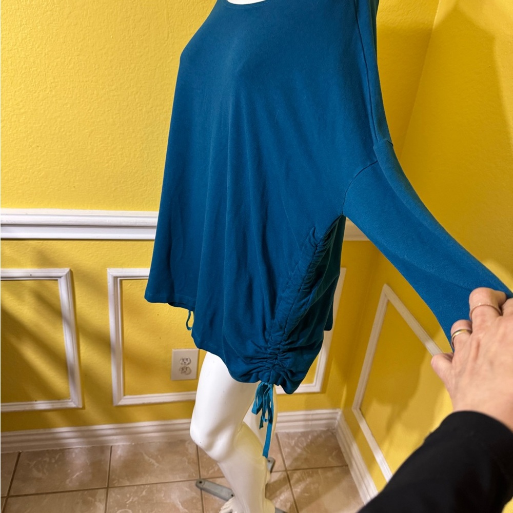 bryn Walker Teal Women's Blouse - Picture 4 of 11
